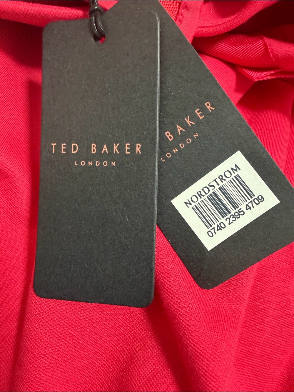 Ted Baker Hot Pink Sleeveless Sheath Dress - Picture 7 of 7